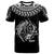 Tahiti T Shirt Polynesian Shark Tattoo Black Unisex Black - Polynesian Pride