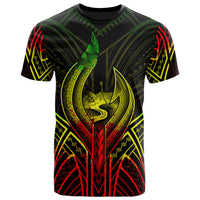 Guam T Shirt Guam Seal Chamorro Tribal Reggae Color Unisex Black - Polynesian Pride