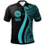 Tahiti Polo Shirt Turquoise Polynesian Tentacle Tribal Pattern Unisex Turquoise - Polynesian Pride