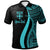 Fiji Custom Polo Shirt Turquoise Polynesian Tentacle Tribal Pattern Unisex Turquoise - Polynesian Pride