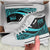 Federated States of Micronesia High Top Shoes Turquoise - Polynesian Tentacle Tribal Pattern - Polynesian Pride