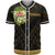 Tahiti Baseball Shirt - Polynesian Gold Patterns Collection Unisex Black - Polynesian Pride