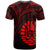 Tahiti T Shirt Red Color Cross Style - Polynesian Pride