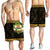 Tahiti Men's Shorts - Polynesian Gold Patterns Collection - Polynesian Pride