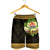 Tahiti Men's Shorts - Polynesian Gold Patterns Collection - Polynesian Pride