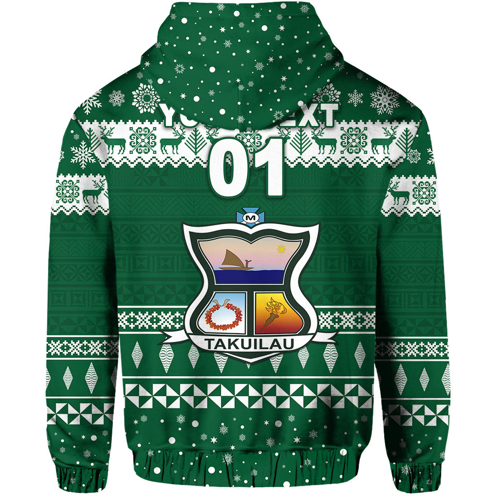 Custom Takuilau College Christmas Hoodie Simple Style LT8 - Polynesian Pride