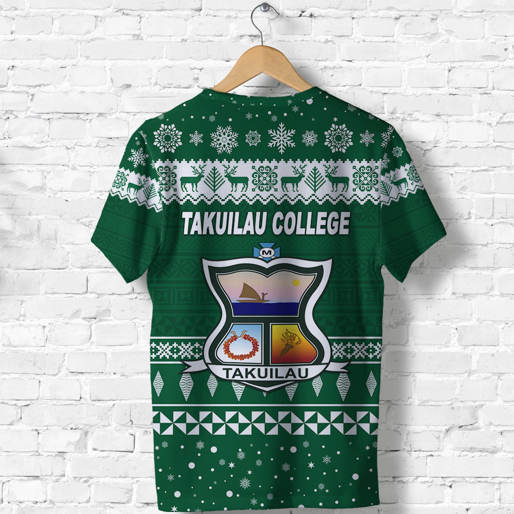 Takuilau College Christmas T Shirt Simple Style LT8 - Polynesian Pride
