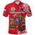 Custom Tahiti Eimeo Teahamai PC Polo Shirt Team Varua Ino Red LT8 Unisex Red - Polynesian Pride