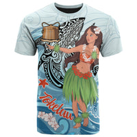 Tokelau T Shirt Polynesian Girls With Shark Unisex Black - Polynesian Pride