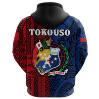 Tokouso Zip up Hoodie Tonga Samoa Together - Polynesian Pride