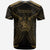 Tonga T Shirt Tonga Seal With Gold Line Style - Polynesian Pride