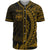 Tonga Baseball Shirt - Wings Style Unisex Gold - Polynesian Pride