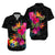 Tonga Polynesian Hibiscus Matching Dress and Hawaiian Shirt LT12 - Polynesian Pride