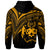 Tonga Hoodie Gold Color Cross Style - Polynesian Pride