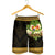 Tonga Men's Shorts - Polynesian Gold Patterns Collection - Polynesian Pride