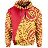 Hawaii Kanaka Polynesian Hoodie Tatoo Style - Polynesian Pride