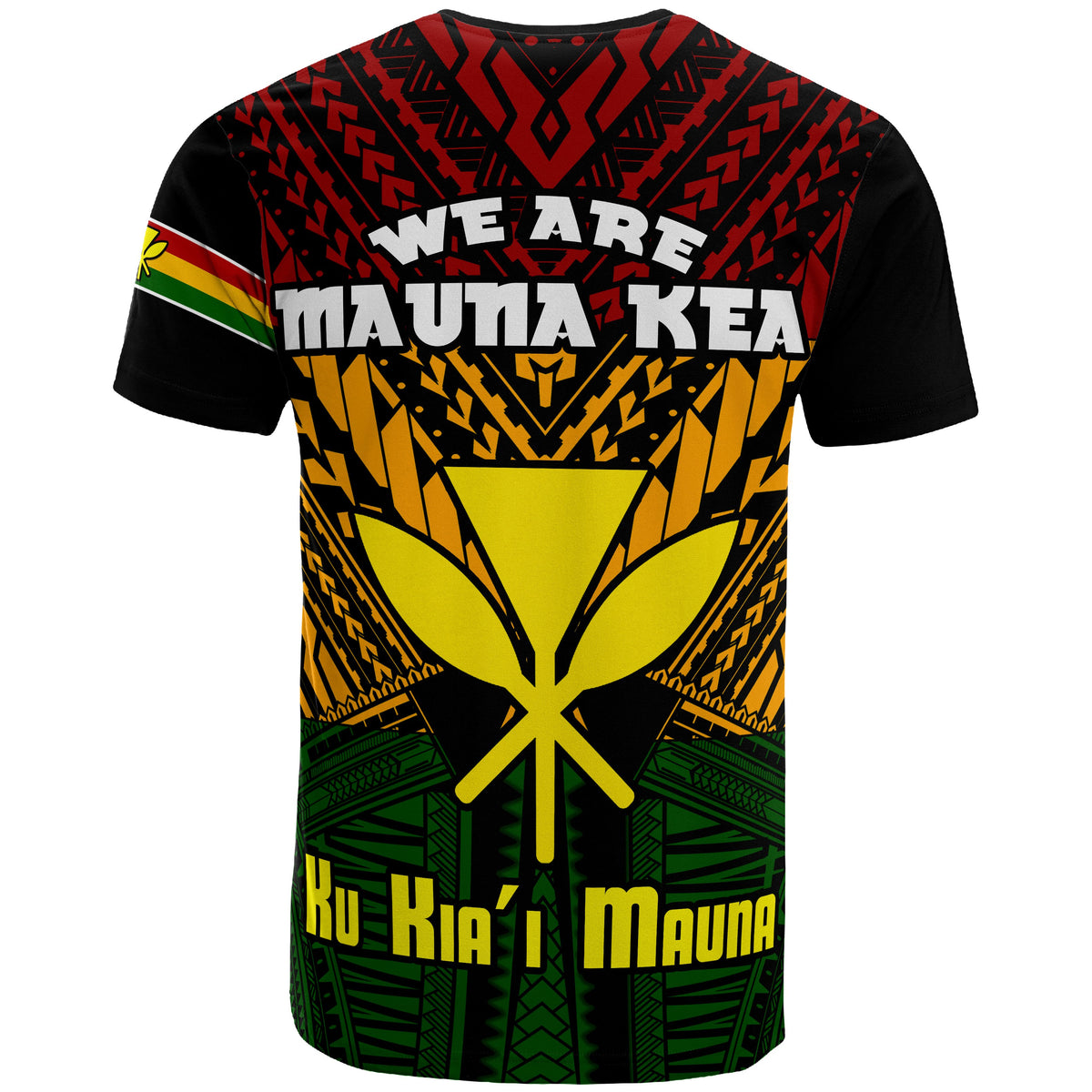 Hawaii Mauna Kea Kanaka Polynesian T Shirt Hill Style - Polynesian Pride
