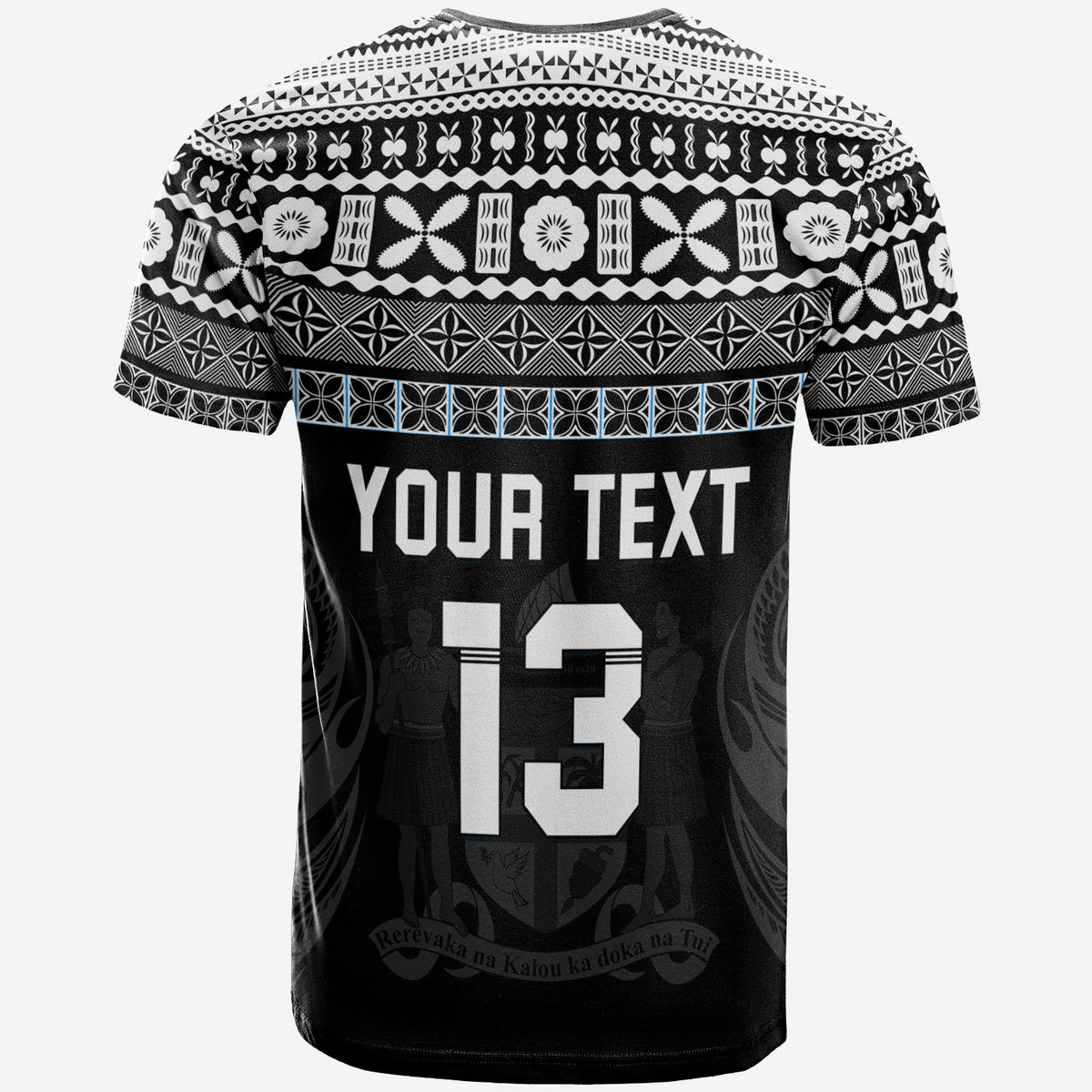(Custom Text and Number) Fiji Rugby T Shirt Lifestyle 2022 Flying Fijians LT13 - Polynesian Pride