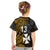 (Custom Text And Number) Wallis And Futuna T Shirt Kid Enjoy Polynesian Flowers Version Gold LT13 - Polynesian Pride