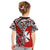 (Custom Personalised) Wallis et Futuna T Shirt KID Polynesian Pattern and Hibiscus Flowers Version Red LT13 - Polynesian Pride