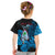 (Custom Personalised) Guam Seal T Shirt Kid Polynesian Turtle With Flowers Version Blue LT13 - Polynesian Pride