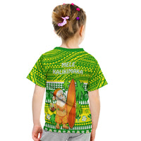 Hawaii Christmas T Shirt Kid Polynesian Mele Kalikimaka Santa Claus LT13 - Polynesian Pride