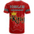 Custom Tonga Polynesian Couple T Shirt Ngatu Valentine Tongan KING and QUEEN LT13 No Women - Polynesian Pride