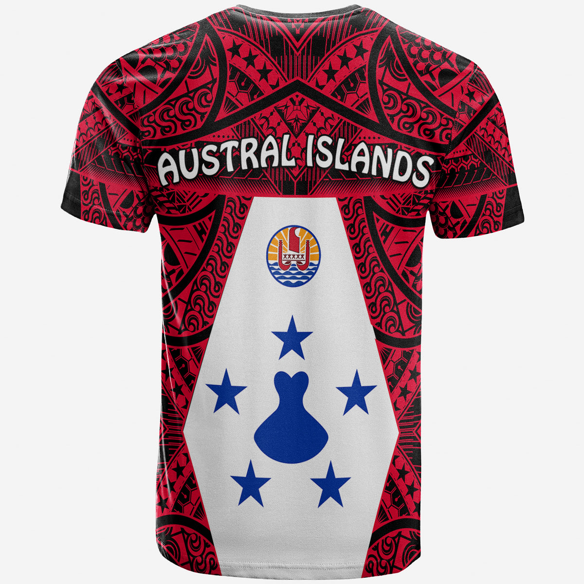 Austral Islands T Shirt Polynesian Pattern French Polynesia LT13 - Polynesian Pride