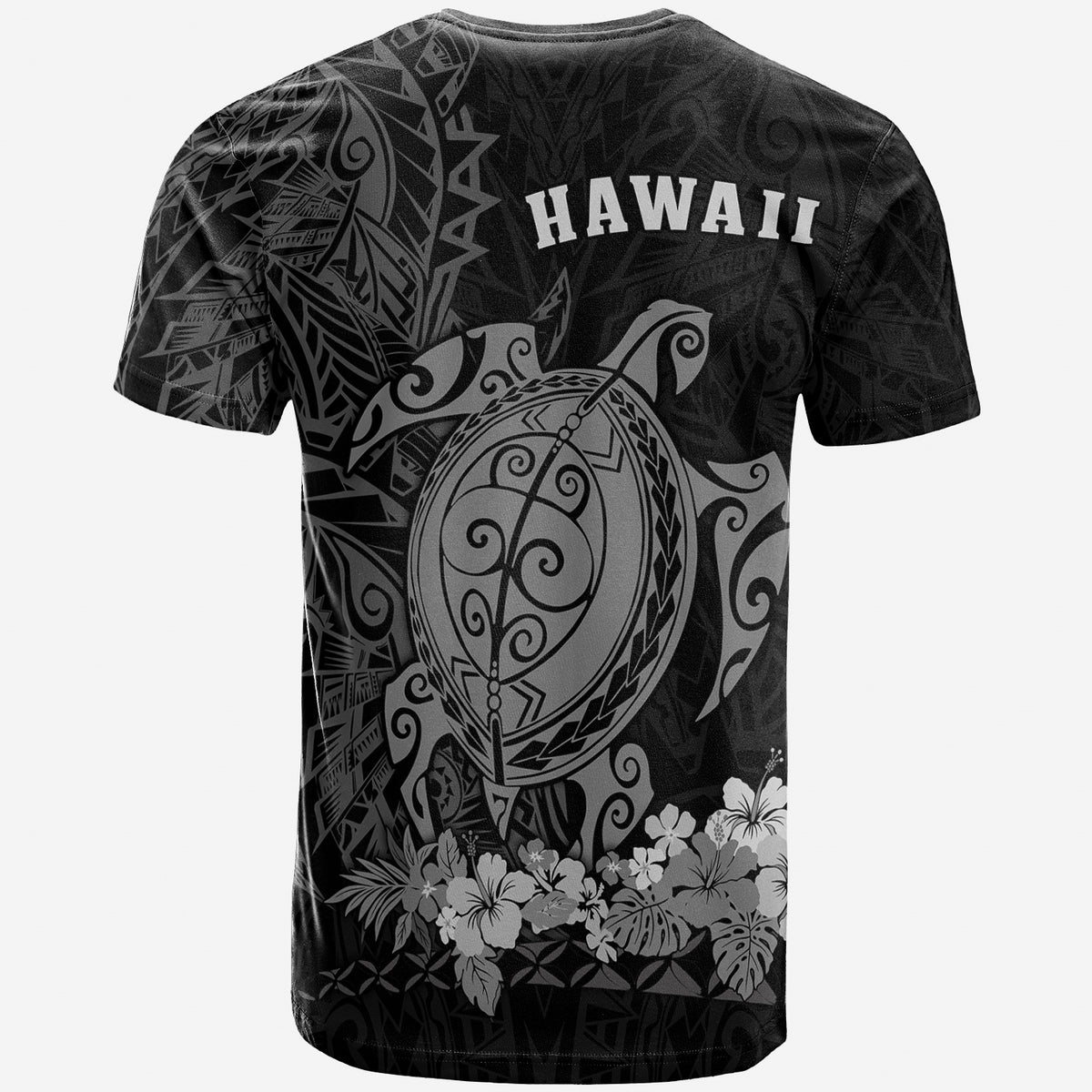Hawaii Polynesian T Shirt Gray Sea Turtles Hawaiian LT13 - Polynesian Pride