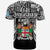 Fiji Rugby T Shirt Flying Fijians Black Tapa Pattern LT13 - Polynesian Pride