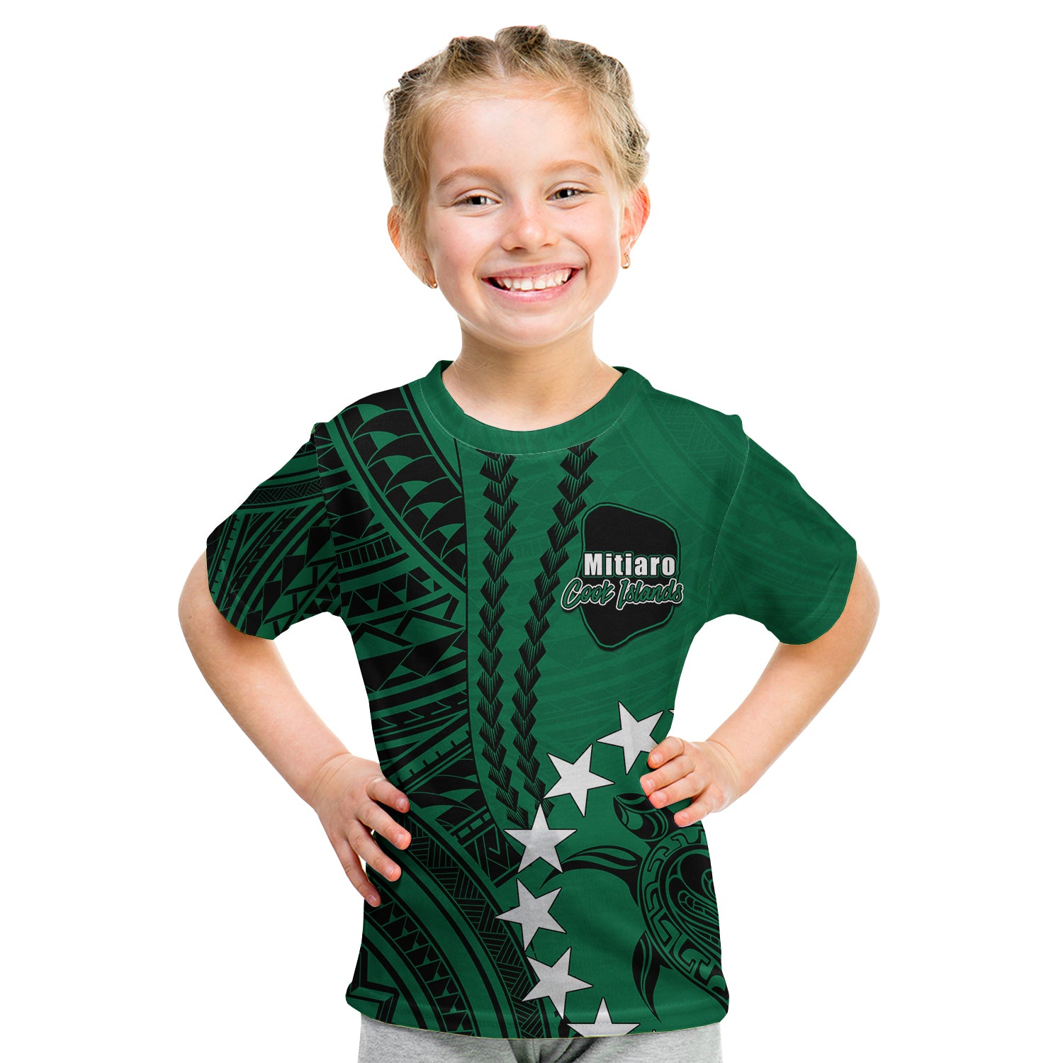 Cook Islands Mitiaro Polynesian T Shirt KID LT6 Youth XL Size14 - Polynesian Pride