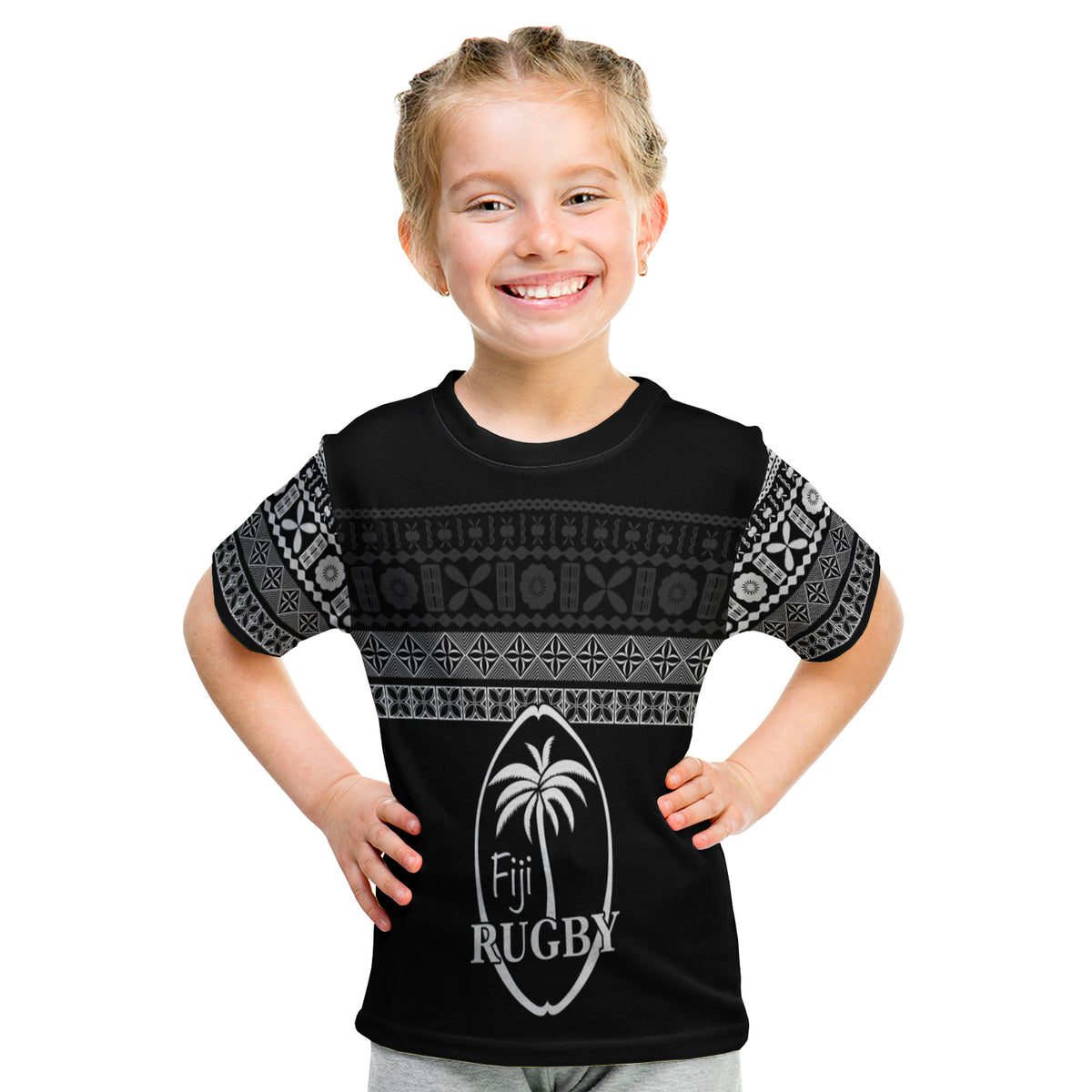 Fiji Rugby T Shirt Kid Lifestyle 2022 Flying Fijians LT13 Youth XL Size14 - Polynesian Pride