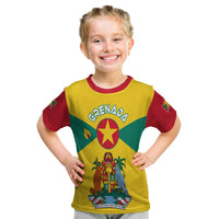 Grenada T shirt KID Power Grenada Mix Coat of Arms LT13 Youth XL Size14 - Polynesian Pride