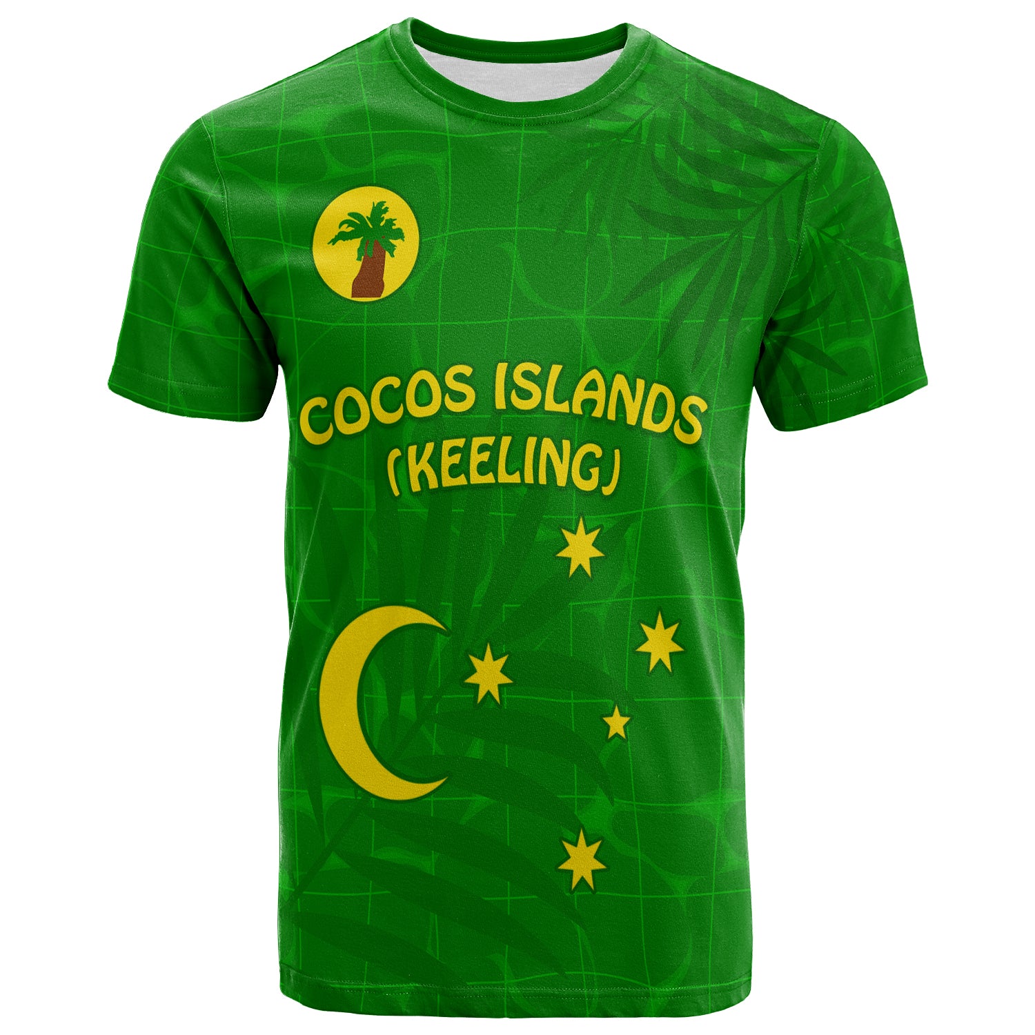 Cocos (Keeling) Islands T Shirt Proud Flag Unique LT13 Unisex Green - Polynesian Pride