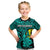 (Custom Personalised)New Caledonia T Shirt Kid Turquoise Color LT6 - Polynesian Pride