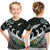 New Zealand Rugby Maori T Shirt Kid Silver Fern Koru Vibes - Paua Shell LT8 - Polynesian Pride