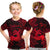 (Custom Personalised) Sagittarius Zodiac Polynesian T Shirt Kid Unique Style - Red LT8 - Polynesian Pride