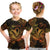 (Custom Personalised) Aquarius Zodiac Polynesian T Shirt Kid Unique Style - Gold LT8 - Polynesian Pride