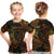 (Custom Personalised) Scorpio Zodiac Polynesian T Shirt Kid Unique Style - Gold LT8 - Polynesian Pride