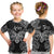 (Custom Personalised) Aries Zodiac Polynesian T Shirt Kid Unique Style - Black LT8 - Polynesian Pride