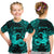 Capricorn Zodiac Polynesian T Shirt Kid Unique Style - Turquoise LT8 - Polynesian Pride