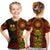 Marquesas Islands T Shirt Kid Marquesan Tattoo Unique Style - Gradient Red LT8 - Polynesian Pride