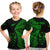 (Custom Personalised) New Zealand Haka Rugby Maori T Shirt Kid Silver Fern Vibes - Green LT8 - Polynesian Pride