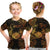 (Custom Personalised) Cancer Zodiac Polynesian T Shirt Kid Unique Style - Gold LT8 - Polynesian Pride