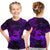 (Custom Personalised) Sagittarius Zodiac Polynesian T Shirt Kid Unique Style - Purple LT8 - Polynesian Pride