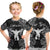 (Custom Personalised) Ophiuchus Zodiac Polynesian T Shirt Kid Unique Style - Black LT8 - Polynesian Pride