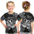 (Custom Personalised) Aquarius Zodiac Polynesian T Shirt Kid Unique Style - Black LT8 - Polynesian Pride