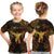 (Custom Personalised) Ophiuchus Zodiac Polynesian T Shirt Kid Unique Style - Gold LT8 - Polynesian Pride