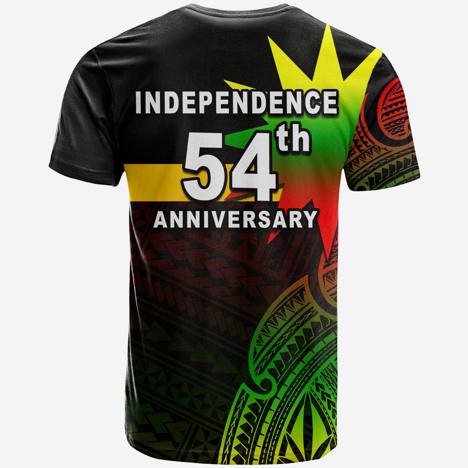 Nauru Independence Day T Shirt Flag In Heart No.3 LT6 Unisex Black - Polynesian Pride