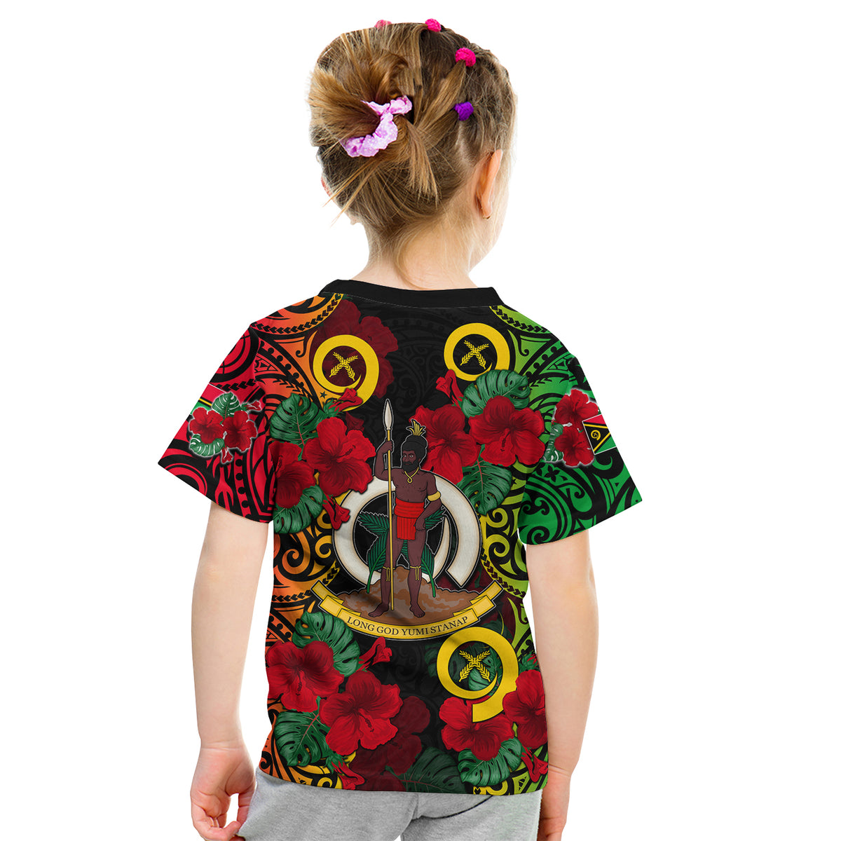 Vanuatu Yumi 42 T Shirt KID LT6 - Polynesian Pride